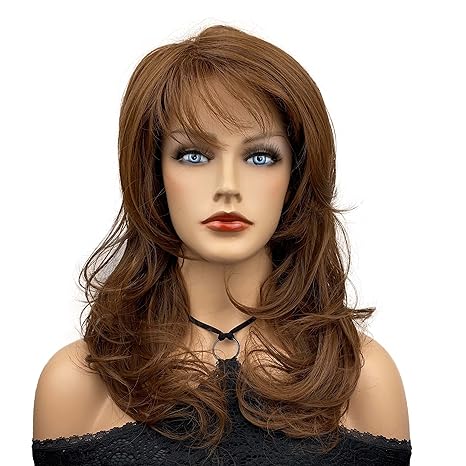 Wig store-Wavy-Wiginway Women Wigs Long Wavy Wigs Synthetic Wig Hair Pieces For Women Hair Wigs For Womens 14 Inch (30) Wig store-Wavy-Wiginway Women Wigs Long Wavy Wigs Synthetic Wig Hair Pieces For Women Hair Wigs For Womens 14 Inch (30)