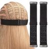 Wig store-Wavy-loose deep wave human hair wig no lace front glueless wig 16 inch body wave ocean wave wavy wig for black women side part (dark brown 2#) 5