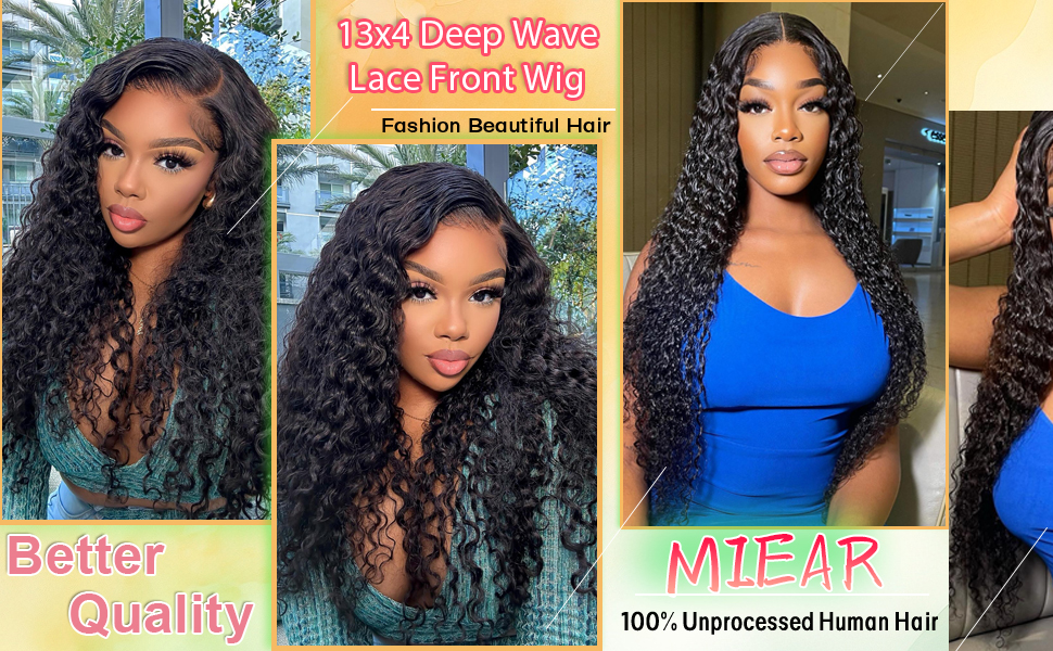 deep wave lace front wigs human hair,13x4 deep wave lace front wigs human hair，deep wave wig