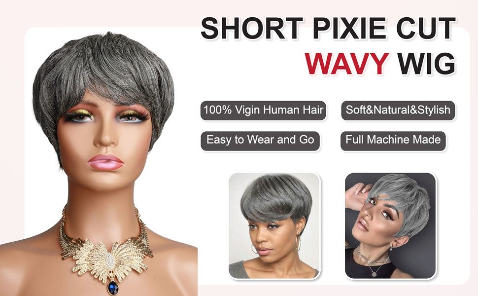 Short Pixie Cut Wigs