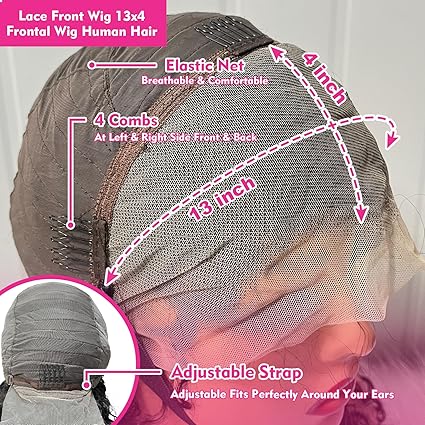 Wig store-Wavy-Water Wave Lace Front Wigs Human Hair 180% Density 13×4 HD Lace Frontal Wigs Pre Plucked with Baby Hair Wet and Wavy Curly Frontal Human Hair Wigs for Women Natural Color (30inch) 2 Wig store-Wavy-Water Wave Lace Front Wigs Human Hair 180% Density 13x4 HD Lace Frontal Wigs Pre Plucked with Baby Hair Wet and Wavy Curly Frontal Human Hair Wigs for Women Natural Color (30inch) - Image 2