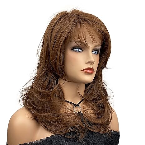 Wig store-Wavy-Wiginway Women Wigs Long Wavy Wigs Synthetic Wig Hair Pieces For Women Hair Wigs For Womens 14 Inch (30) 3 Wig store-Wavy-Wiginway Women Wigs Long Wavy Wigs Synthetic Wig Hair Pieces For Women Hair Wigs For Womens 14 Inch (30) - Image 3