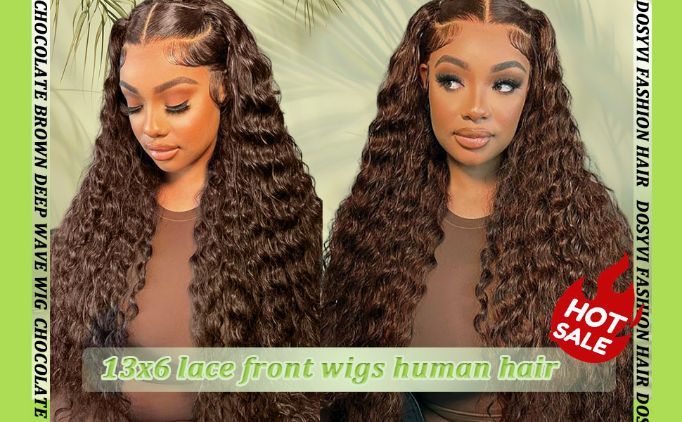 deep wave wig human hair
