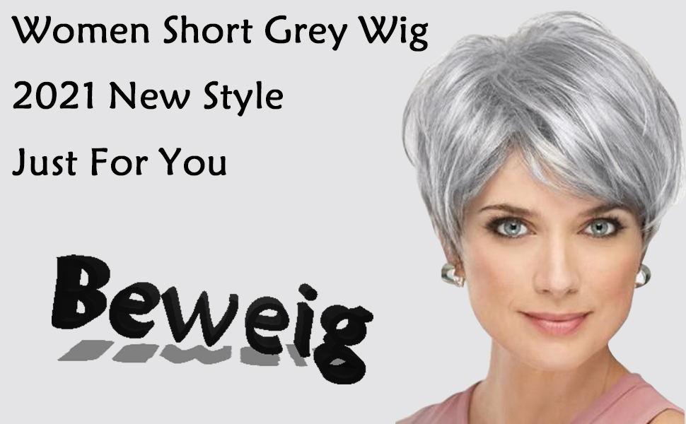 grey wig