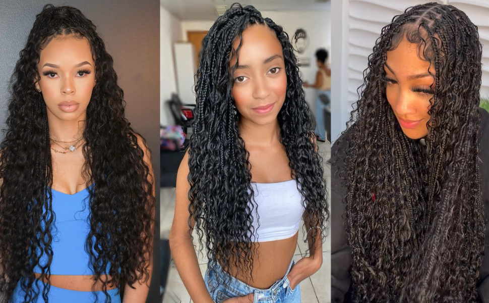 WAIW HAIR Knotless Braided Wig Human Hair Full Lace HD Wig For Braids