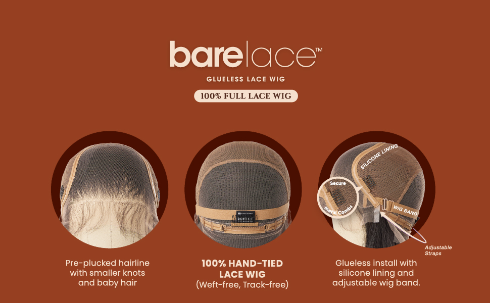 bare lace, transparent lace, full lace