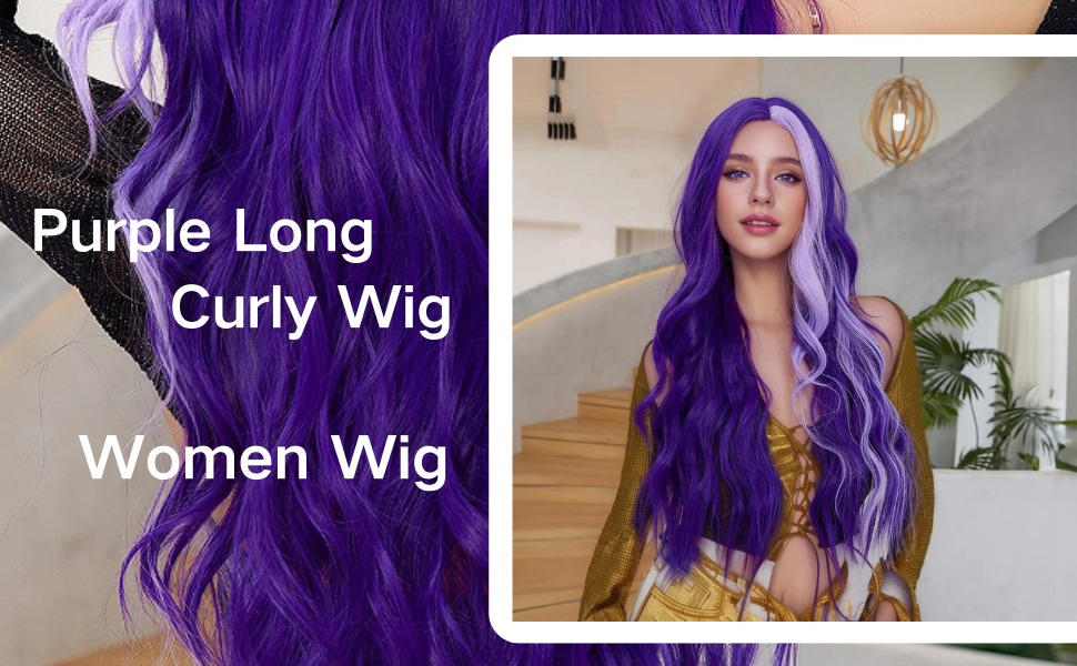 purple wig