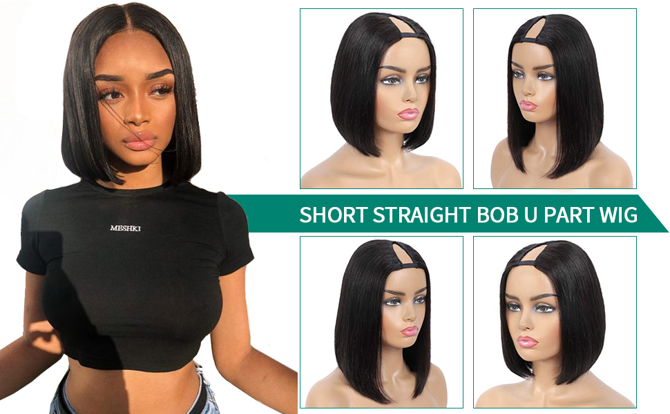 u part human hair wig
