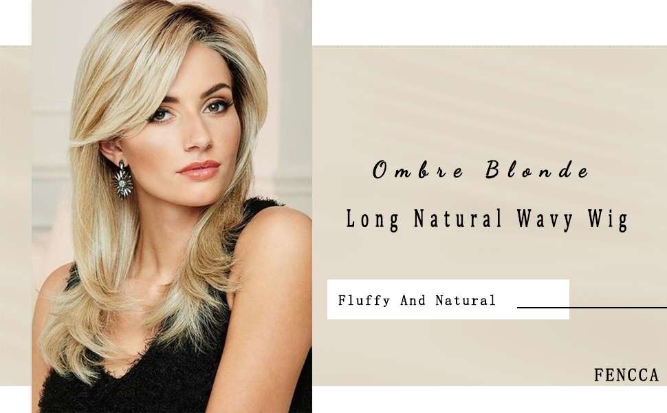 blonde wavy wig